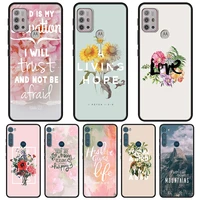 girly bible verse for motorola one fusion case for moto g10 g9 g8 plus play power one g20 g30 g40 g50 g60 edge 20 phone shell