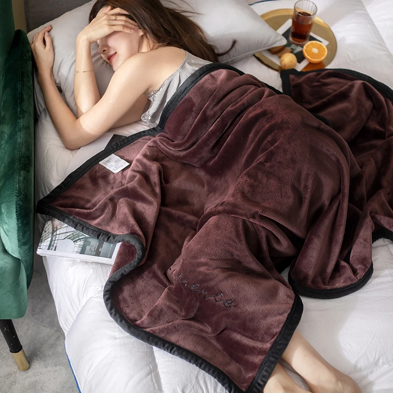 

Pink Nordic Sofa Fabric Blanket Set Warm Summer Adult Bed Cover Flannel Blanket Hand Made Colcha De Cama Home Textile DH50TZ