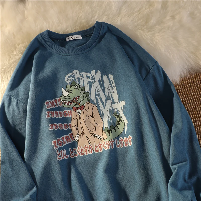 

American Japanese Vintage Sweater Women's Spring and Autumn Loose Idle Style BF Thin Chic Hong Kong Style Coat Rac