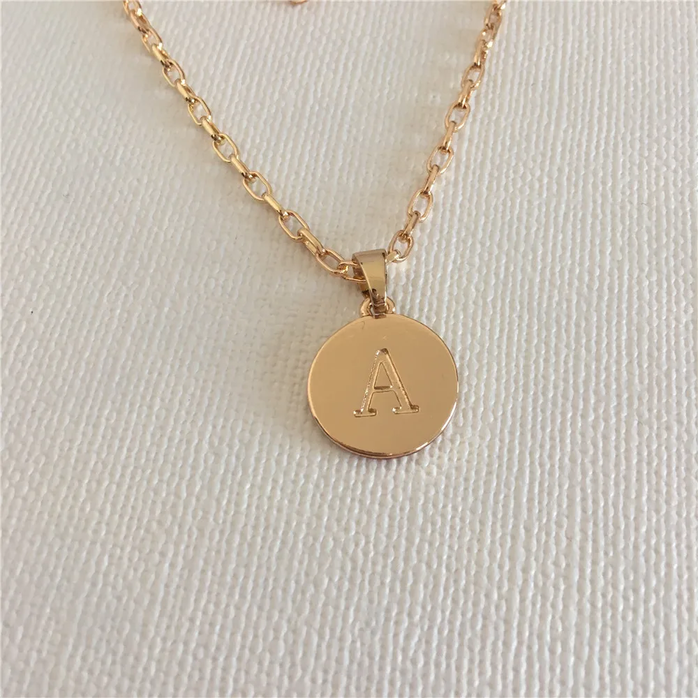 Изящный прозрачный камень вокруг черной эмали круглый диск кулон длинное