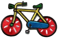 hot bicycle retro bike 70s punk applique iron on patch new %e2%89%88 8 6 5 3 cm