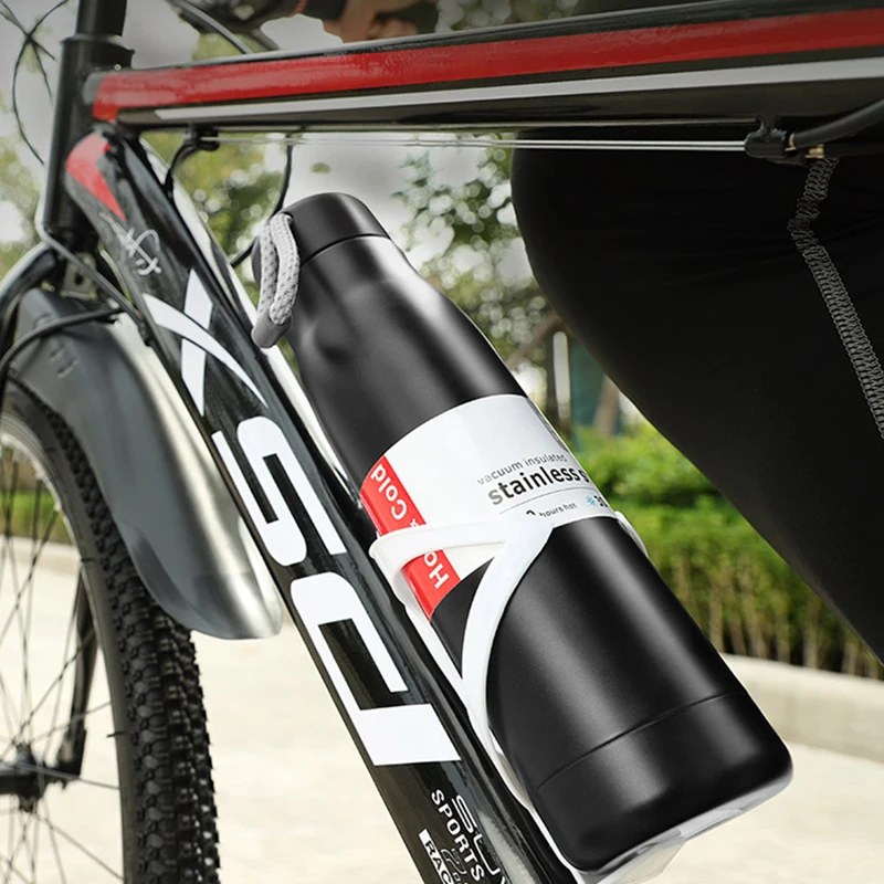 420/600 мл портативные двойные вакуумные фляжки из нержавеющей стали Термокружка