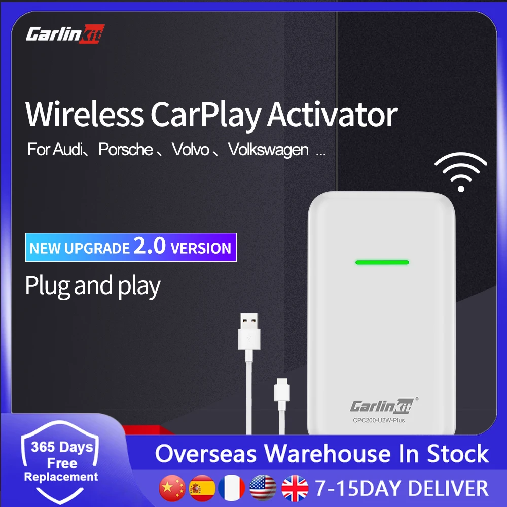 

Carlinkit2.0 версия беспроводной адаптер Carplay ключ для Iphone IOS12 автомобильный оригинальный проводной Carplay встроенный проводной к беспроводной