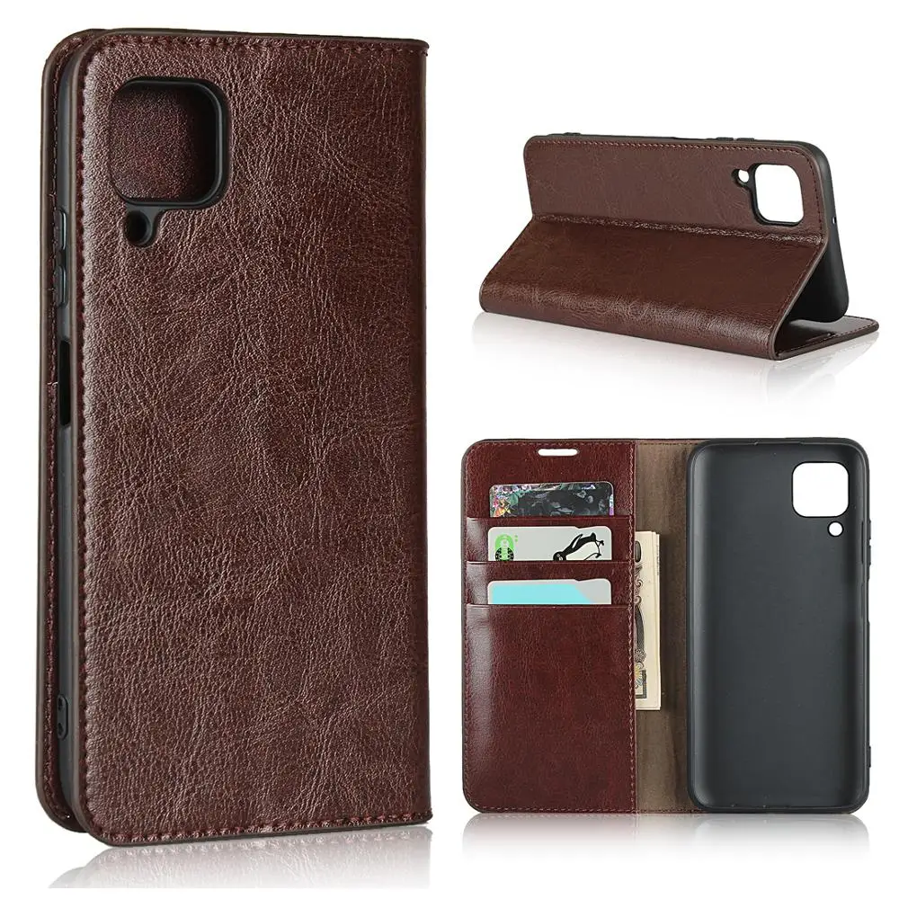 Магнитный 360 натуральная кожа кожаный чехол противоударный Флип Бумажник Книга