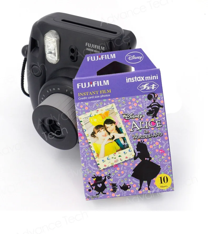 Подлинная Fuji Fujifilm Instax Mini Фильм Алиса фотобумага 10 шт. для 9 8 7s 50s 50i 90 25 dw поделиться SP-1 SP-2 мгновенной камеры