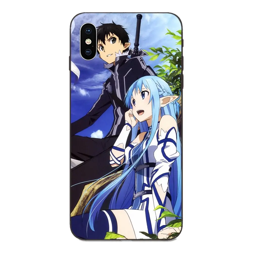 Sword Art Online Asuna X Kirito Sao для Galaxy A10S A20S A2 Core A30S A40S A50S A70S A90 5G M10 M30S M40 Note 10 Plus | Мобильные