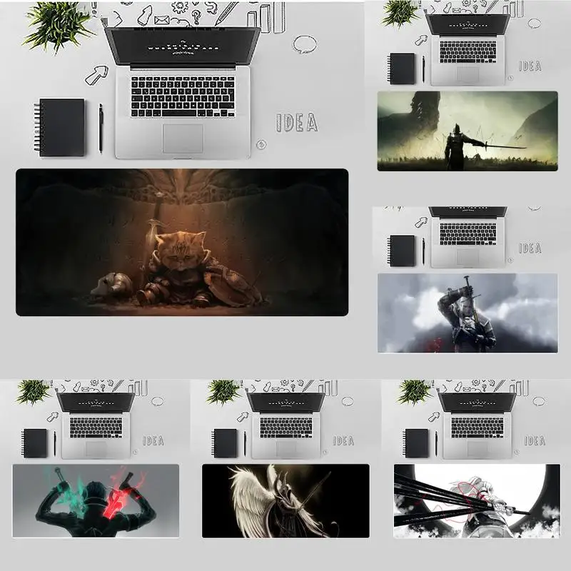 

Резиновый коврик для мыши swordman, большой коврик для игровой мыши, нескользящий, для работы с настольными играми