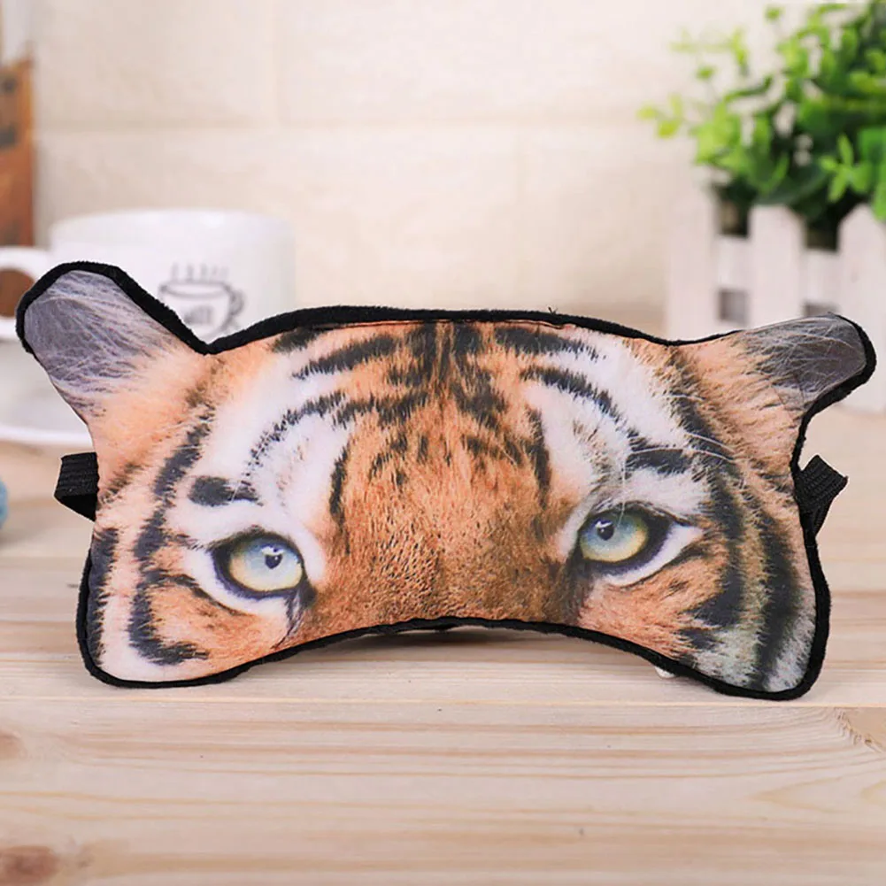 Маска для сна Joylife путешествий офиса прикольная маска глаз с 3D принтом тигра лисы