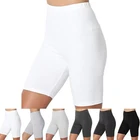 Женские спортивные шорты для йоги, спорта и отдыха, леггинсы для тренировок и фитнеса, эластичные шорты, спортивная одежда