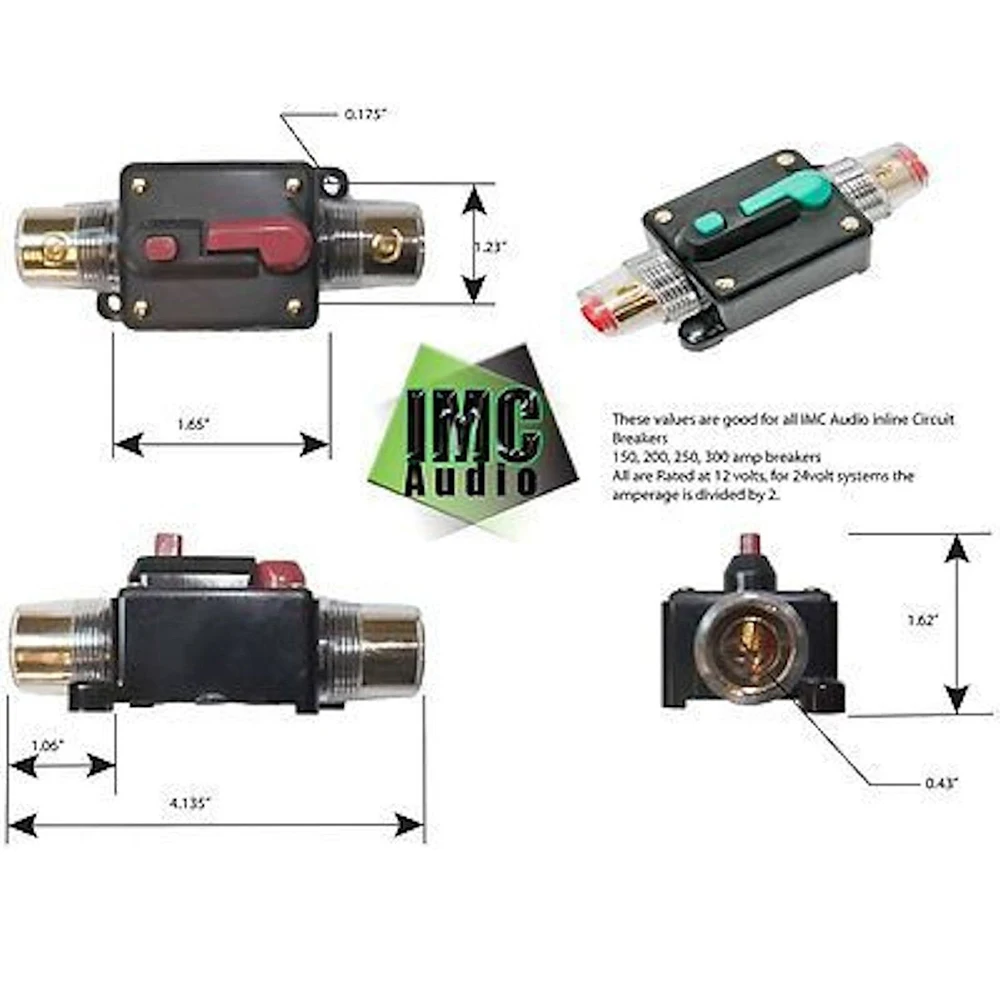 12V 24V DC домашний автоматический выключатель перевернутая система 20A 30A 40A 50A 60A 80A 100A
