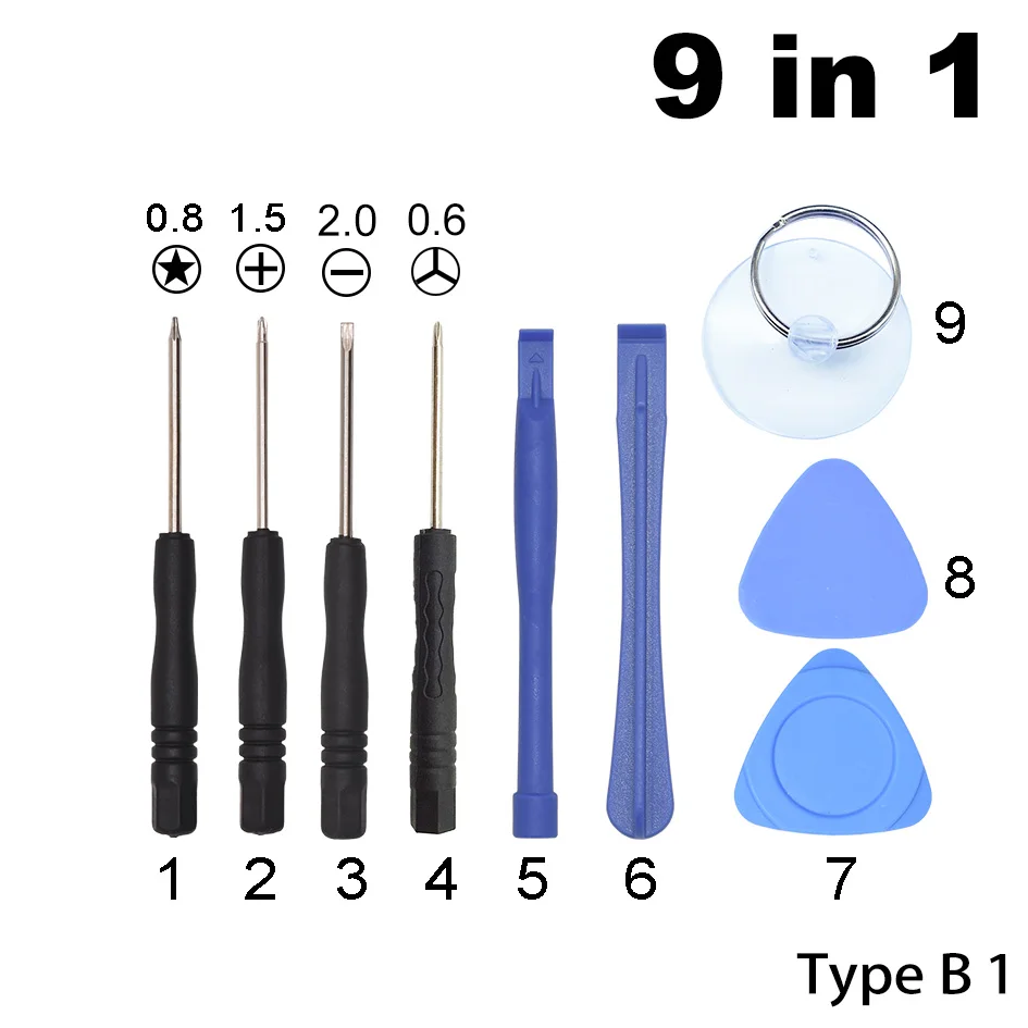 С 0 6 Y 8 Pentalobe 1 5 Phillips мини отвертка набор Стандартный 9 в Набор инструментов для
