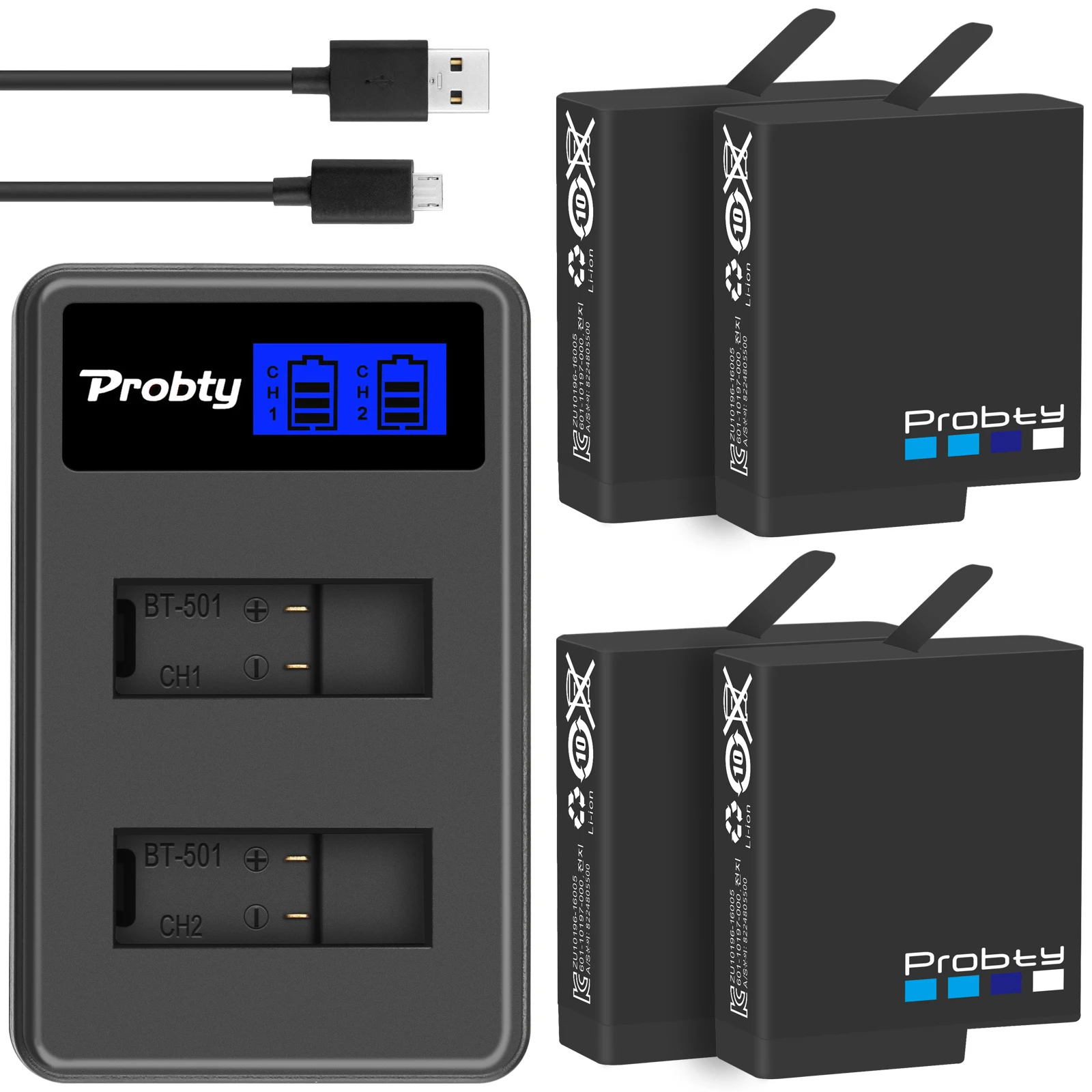 Оригинальный probty для экшн Камеры GoPro Hero 5 6 7 black AABT 001 Камера полностью декодировать