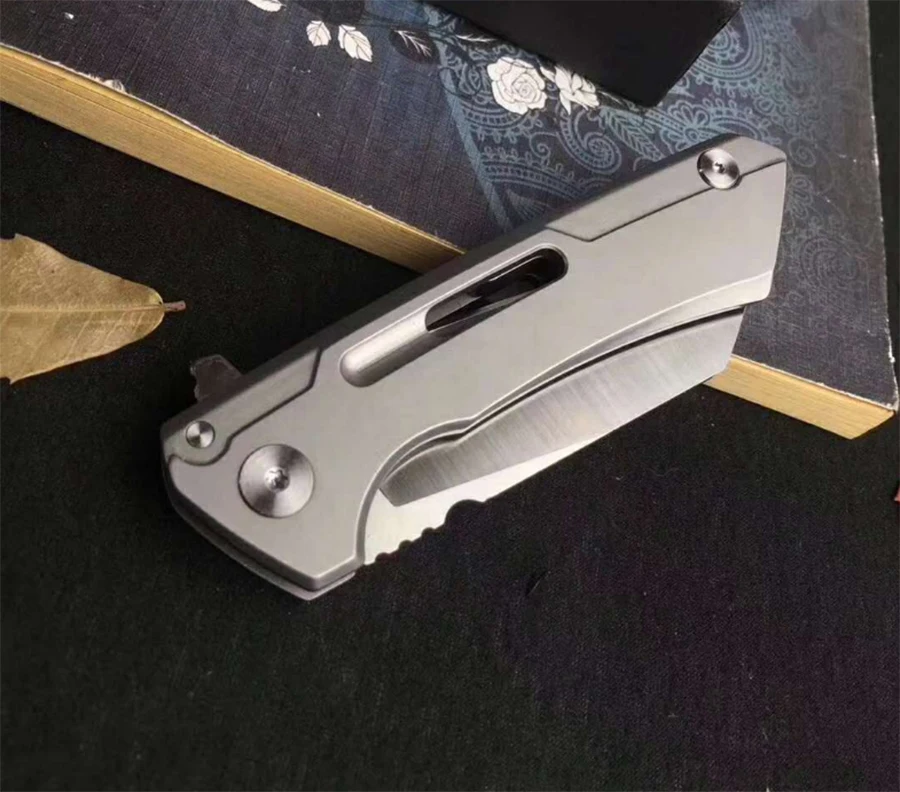 Высококачественный складной нож D2 лезвие стальная ручка Походный охотничий