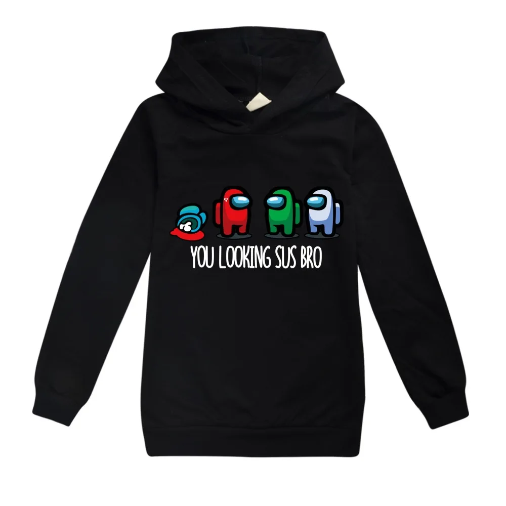 

New Game Boys Hoodies For Kids Catoon Hoodies Sweatshirt Impostor 100% Cotton Streetwear Children Fashion Clothes