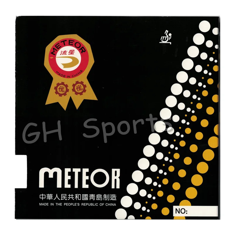 METEOR 575 Pips out (традиционный Liu Xing короткие пипсы с губкой) резиновая губка для