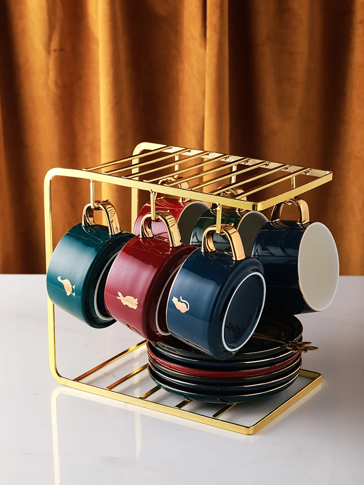 Набор чайных чашек в стиле эфиопской керамики чашка для воды набор офиса