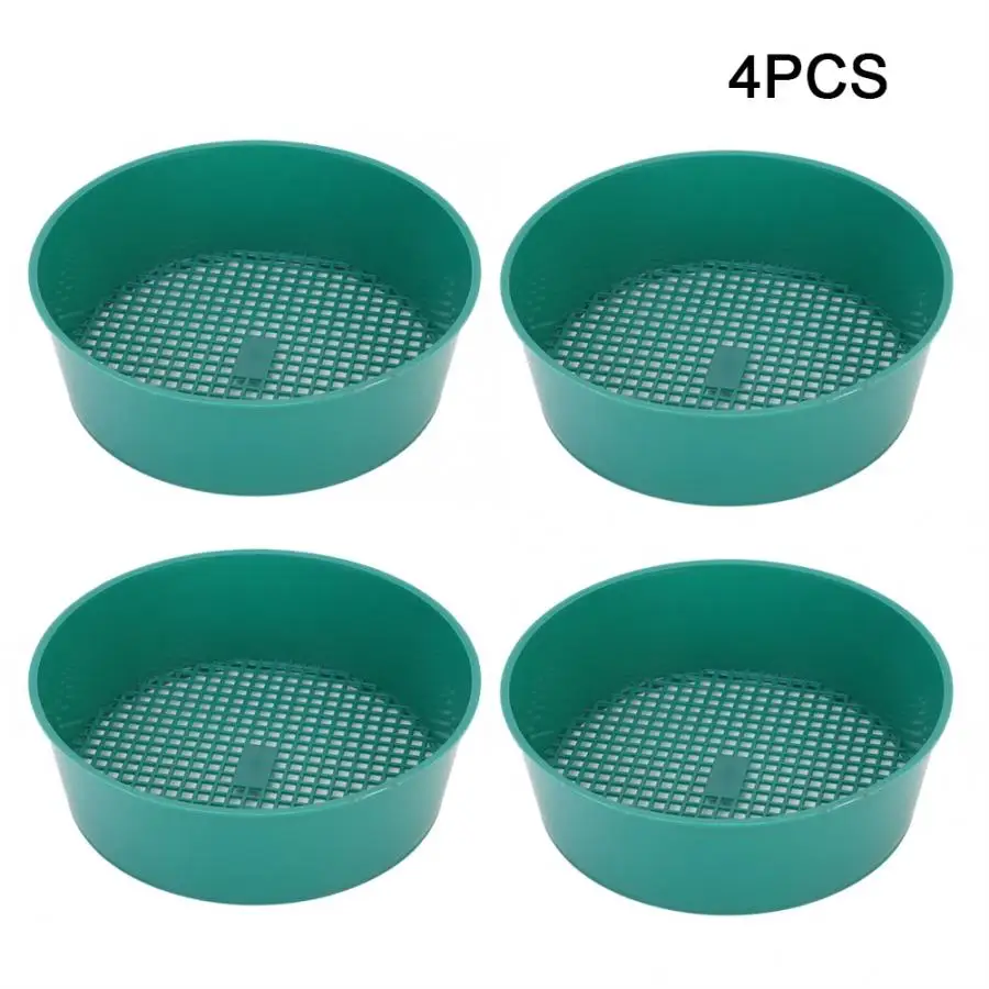 4 шт. пластиковый фильтр сита садовая сетка садовое сито сочные растения песок
