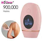 Лазерный эпилятор IPL, 900000 вспышек, удаление волос, фотоэпилятор, безболезненный светодиодный дисплей, мини лазерный эпилятор для домашнего использования, удаление волос