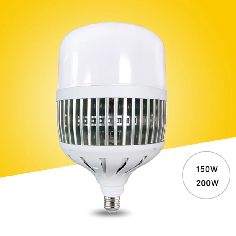 

LED Bulb 150W/200W Super Bright High Power Workshop Lamp Factory Indoor Lights Courtyard Lamps JU8