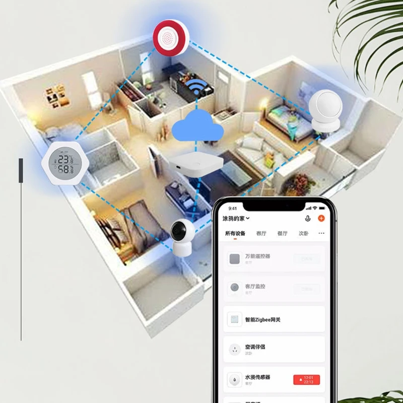 

Hub Smart Gateway WIFI Multi-function Linkage Device Home Improvement Intelligent System Remote Control Networking