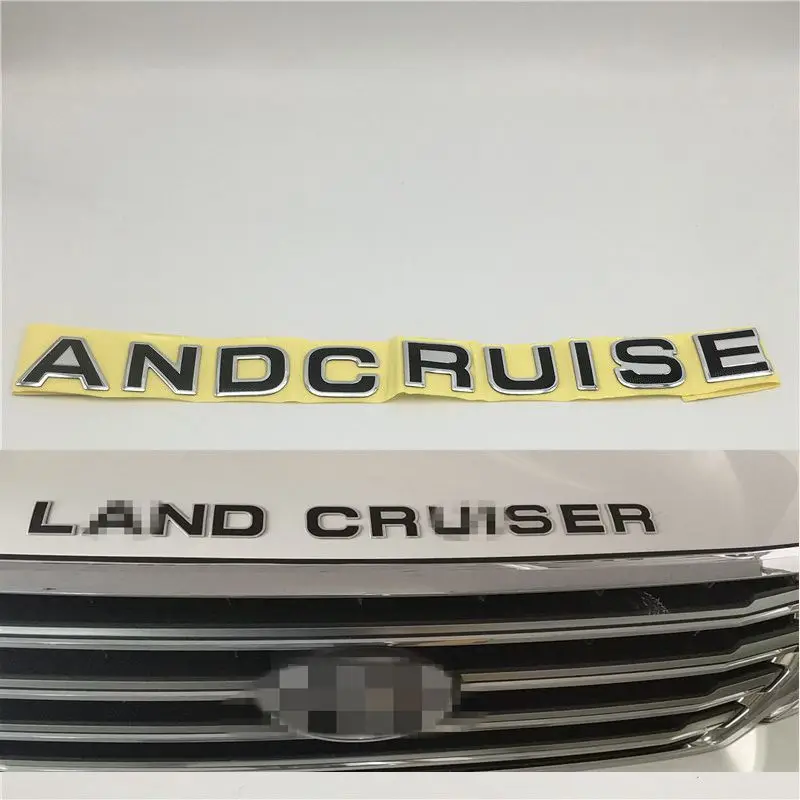 

For Land Cruiser Front Bonnet Emblem Insignia Logo Badge Symbol Car Decal