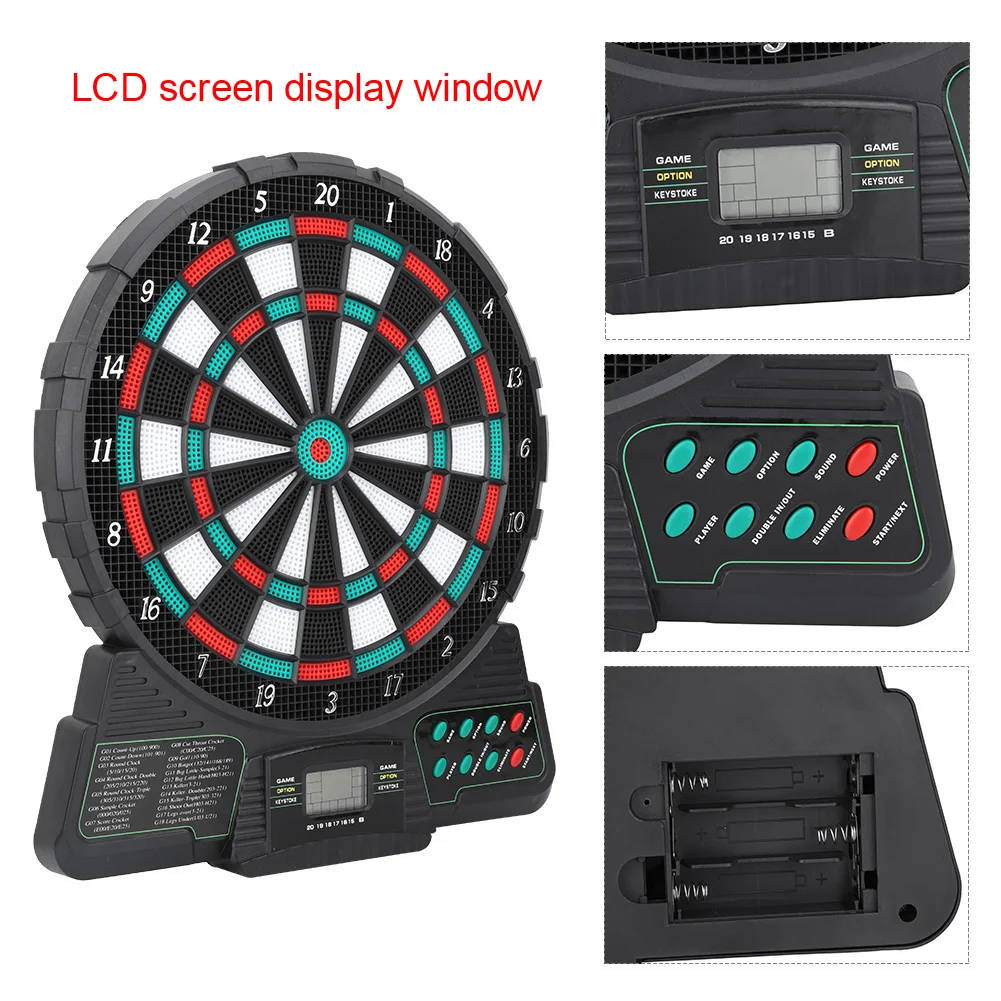

LCD Electronic Dartboard Dart Automatic Scoring Dart Tips Toys Dart Dartboard Set Sound Reminding Dart Entertainment Tools