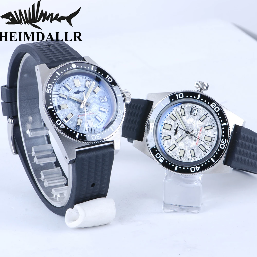 

HEIMDALLR 62MAS Automatic Diving Watch Men Mechanical Self Winding NH35A Sapphire Glass C3 Luminous Dial Stainless Strap 200m