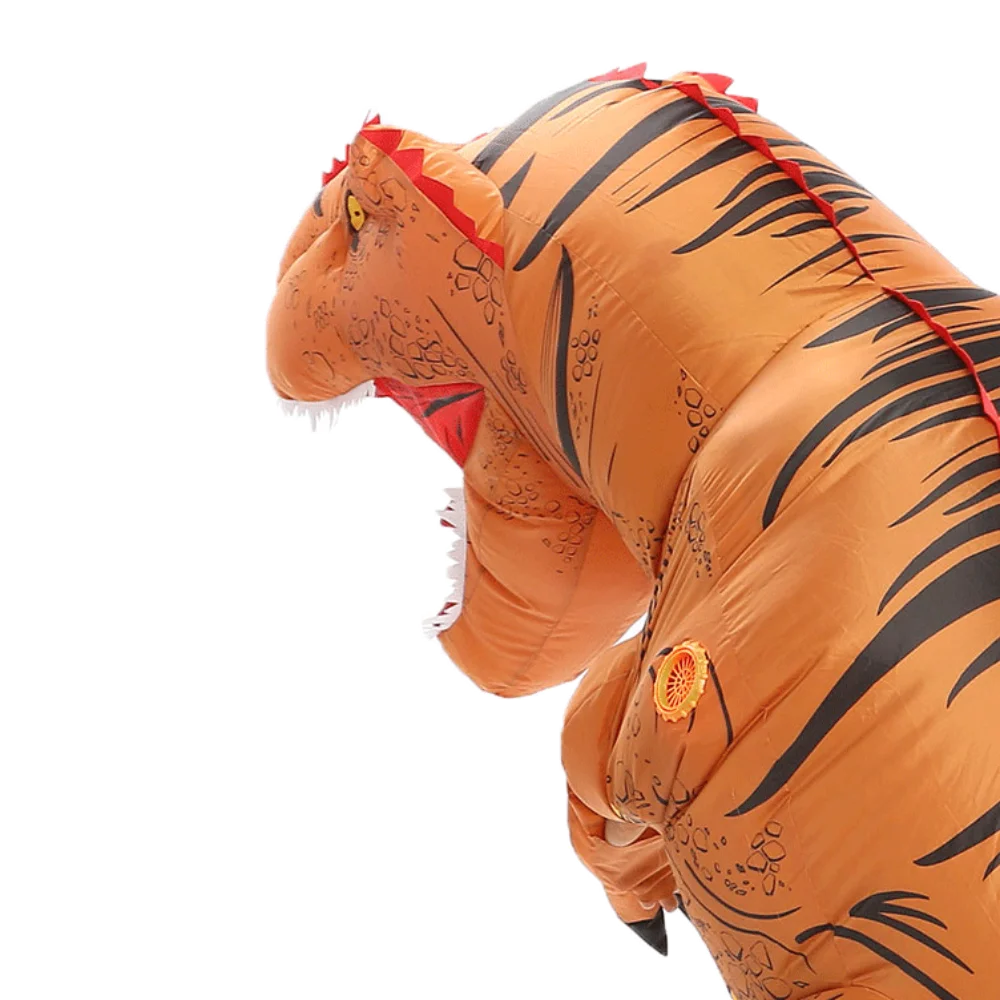 JYZCOS взрослых T REX надувной костюм Рождество Косплей T-REX динозавр животных фантазия комбинезон Хэллоуин костюм для женщин и мужчин