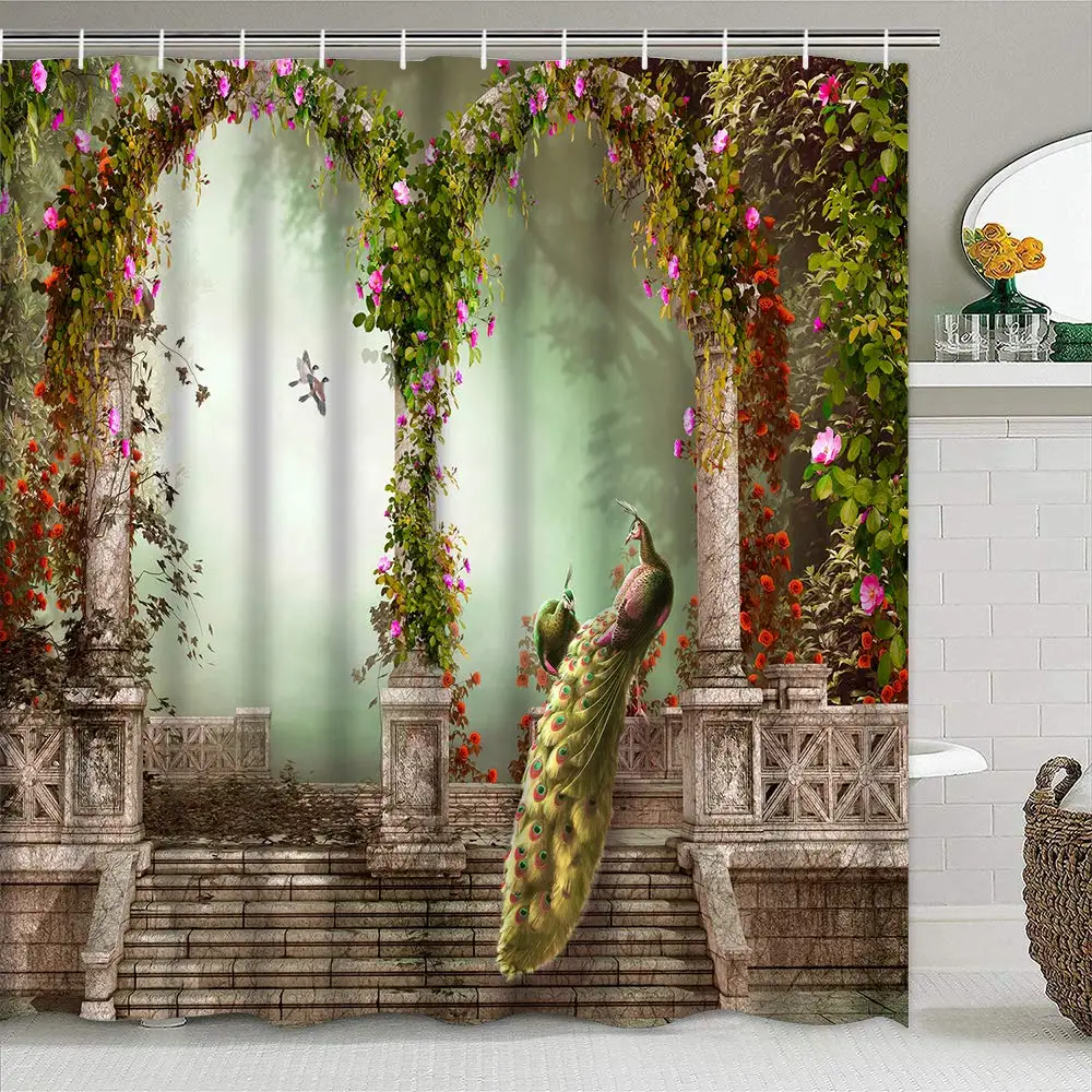 Занавеска для душа занавеска ванной водонепроницаемая устойчивая к плесени