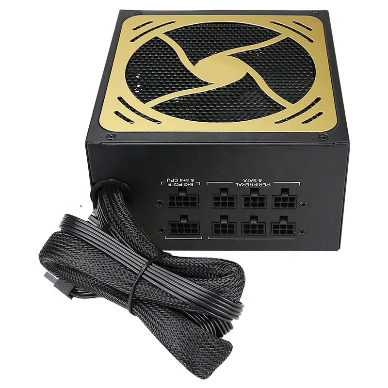

OEM 750w Pc Power Supply 80plus Bronze Semi Modular Psu For RTX 3070 3080 Graphics Card