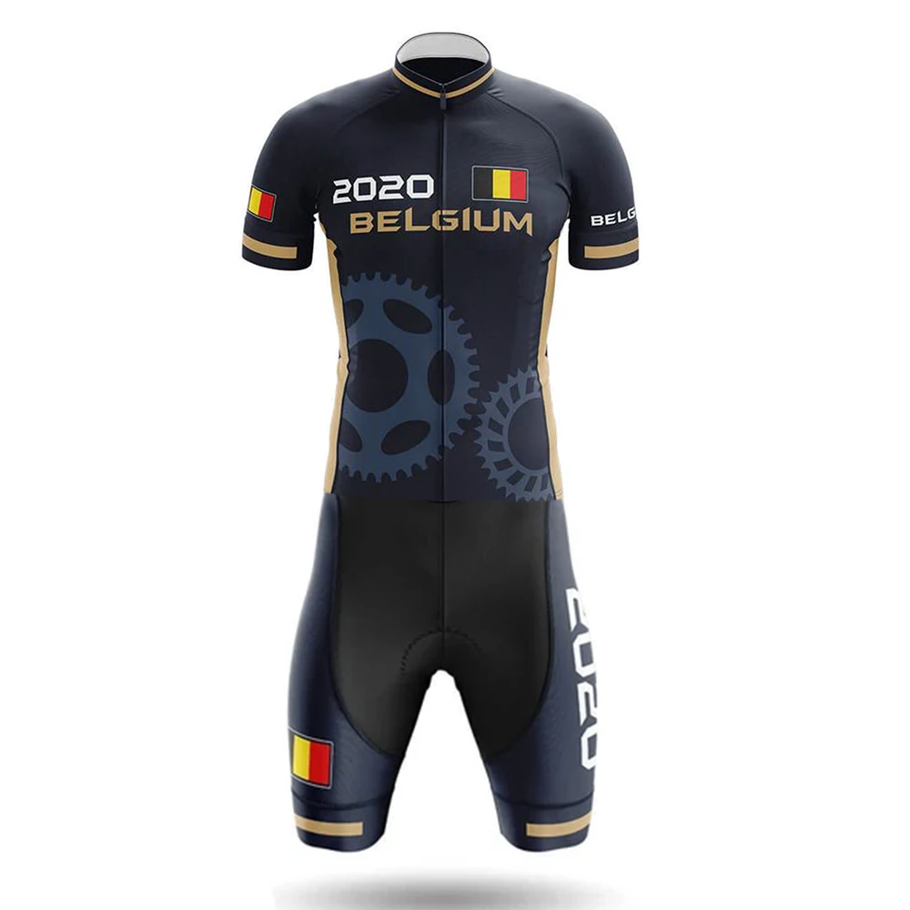 2021 Бельгия ropa ciclismo hombre Велосипеды скафандр быстросохнущие облегающий костюм