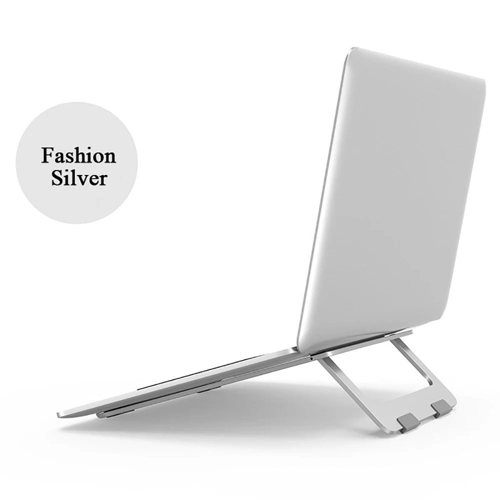 Gold Color Aptop Stand for MacBook Pro Notebook Foldable Aluminium Alloy Tablet Bracket Laptop Holder | Электроника