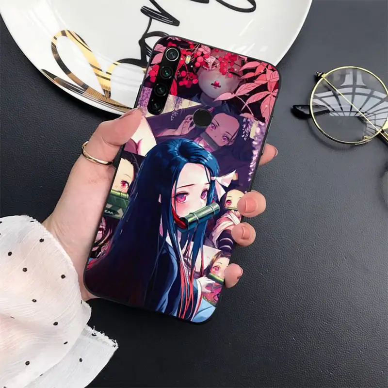 

Anime Demon Slayer Kimetsu No Yaiba Phone Case For Xiaomi Redmi 7 8 9t a3Pro 9se k20 mi8 max3 lite 9 note 9s 10 pro