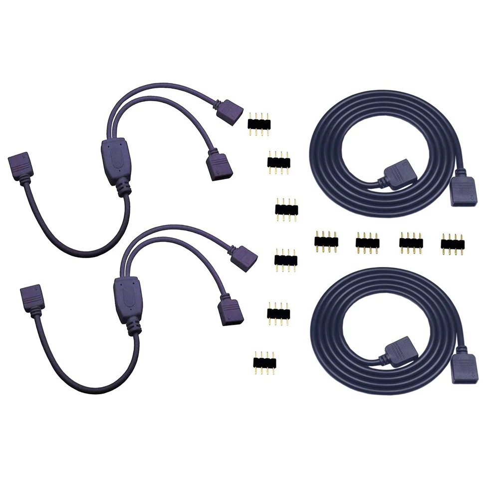 ARGB разветвитель разъема 5V 3 Pin 12V 4pin кабель-удлинитель для CP материнская плата