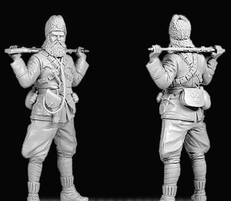 1/16 шкала Неокрашенная фигурка из смолы, фигурка из всесезонного солдата GK