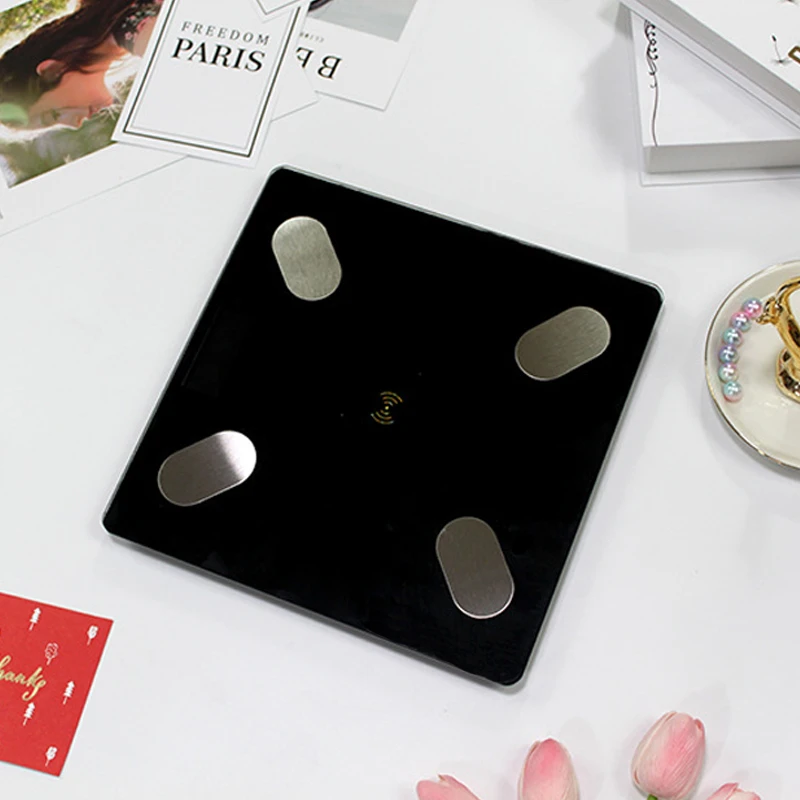 Bluetooth напольные весы научная Весы измерения жира тела светильник энергии умный