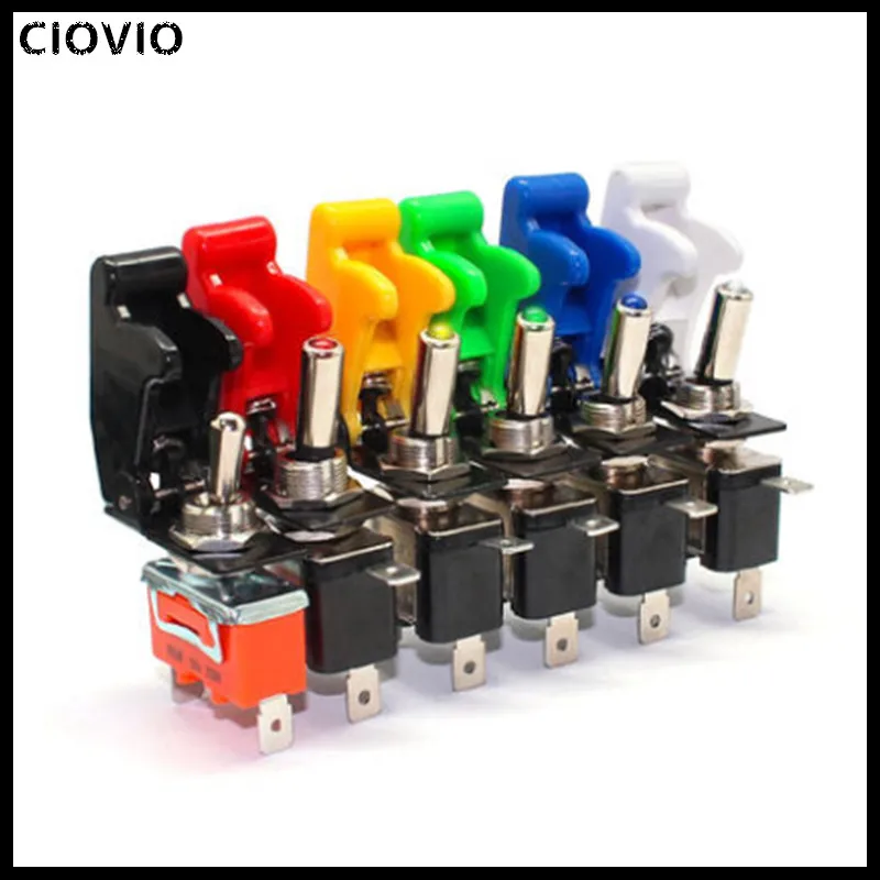 10 шт. Авто Лодка Грузовик с подсветкой Led тумблер безопасности самолета