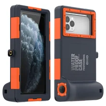 Professional Diving Case For iPhone 11 Pro Max X XR XS Max Case 15 Meters Waterproof Depth Cover For iPhone 6 6S 7 8 Plus Coque