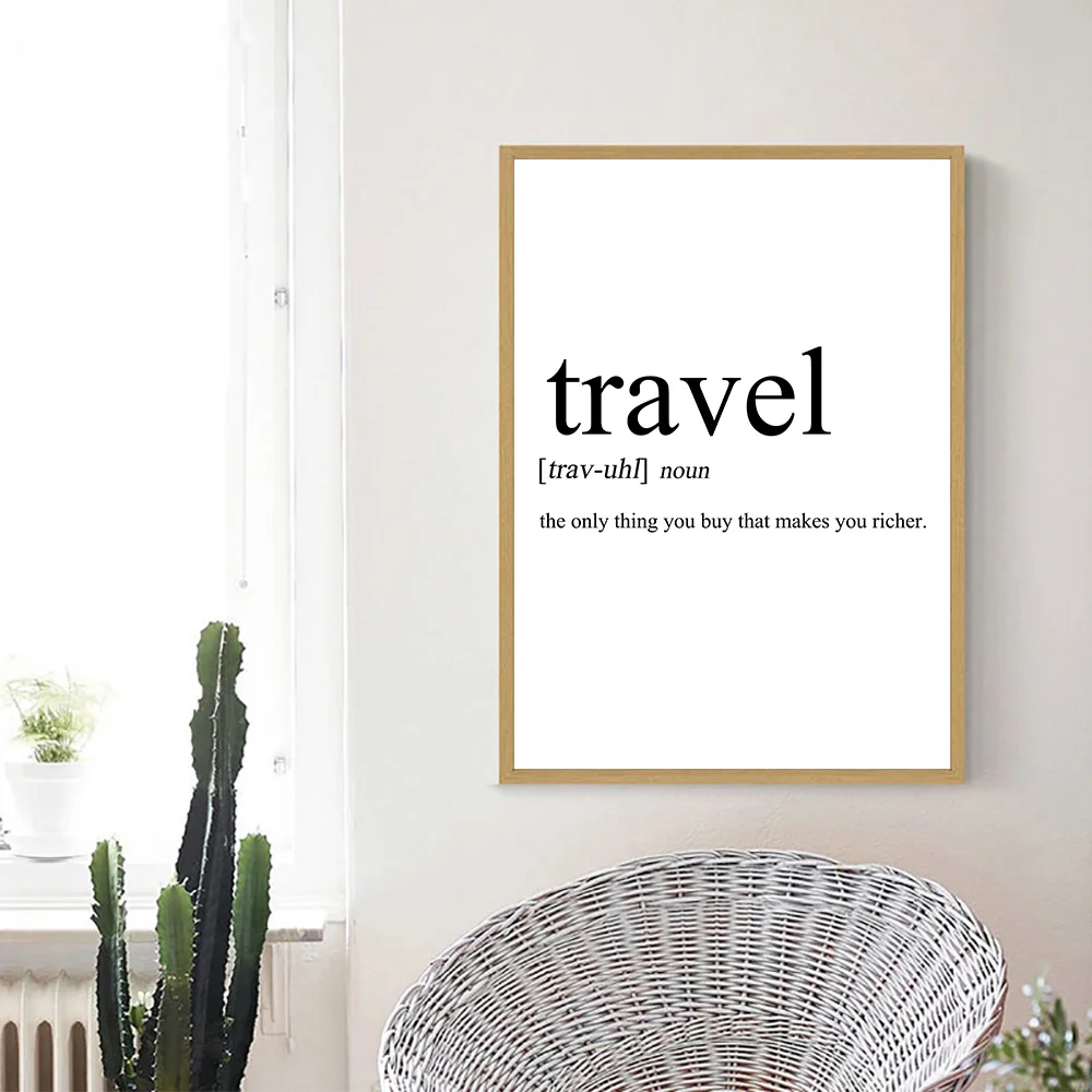 Настенное искусство домашнее украшение холст печать картина модульный алфавит