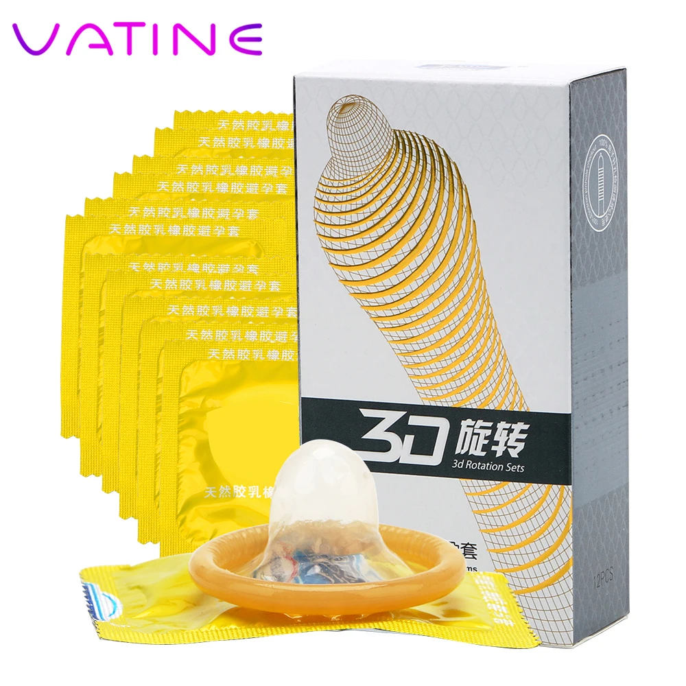 VATINE 12 шт./кор. продукт секса для Для мужчин презерватив из натурального латекса