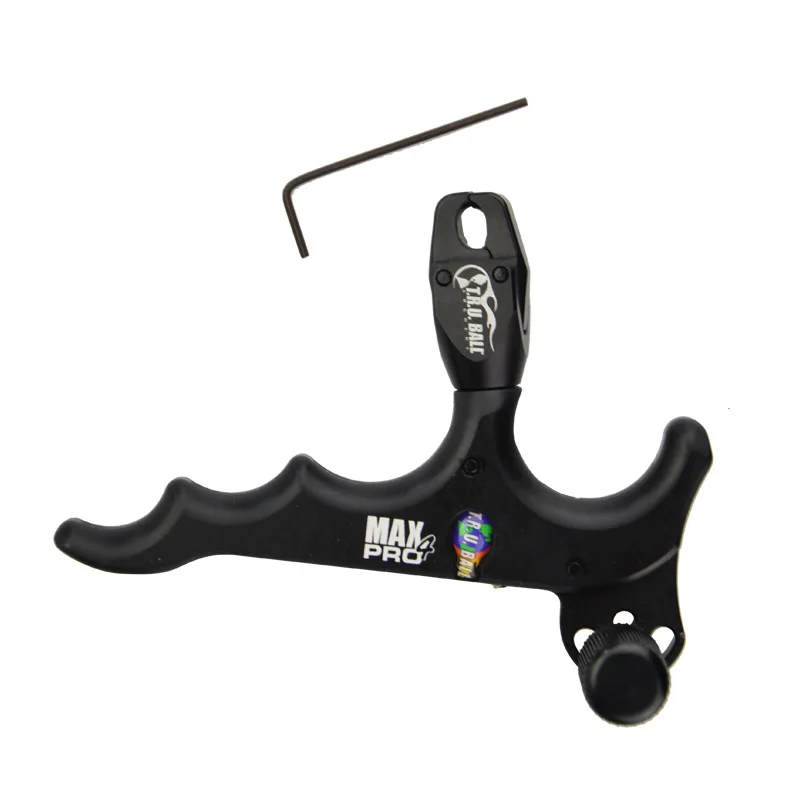 Стрельба из лука блочный лук релиз спицы большого пальца суппорт триггер 4