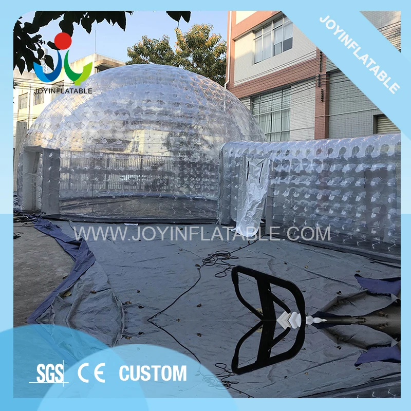 Диаметр 10 м Большая Надувная прозрачная палатка Igloo для вечерние НКИ мероприятия