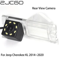 zjcgo ccd hd car rear view reverse back up parking waterproof camera for jeep cherokee kl 2014 2015 2016 2017 2018 2019 2020