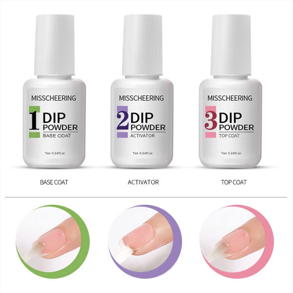 

Powder Nail Kit Dipping Nail Powders Set Nude Series Dip Nail Art Glitter Powder Natural Dry Dippping System Powder Kit Decor