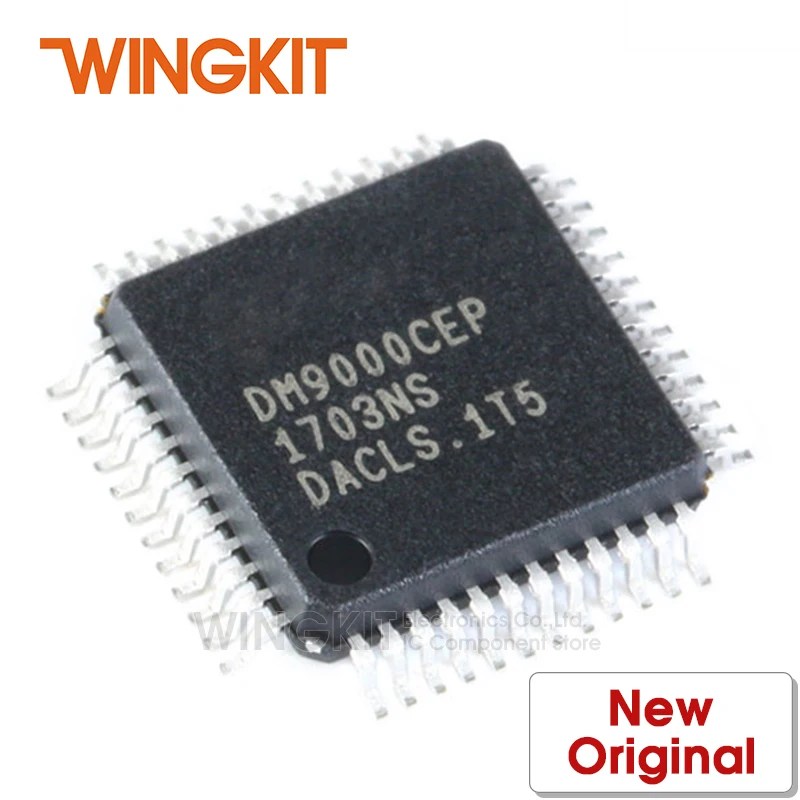 1 шт. DM9000CEP LQFP48 DM9000CE DM9000C DM9000 LQFP 48 контроллер промышленной температуры Ethernet