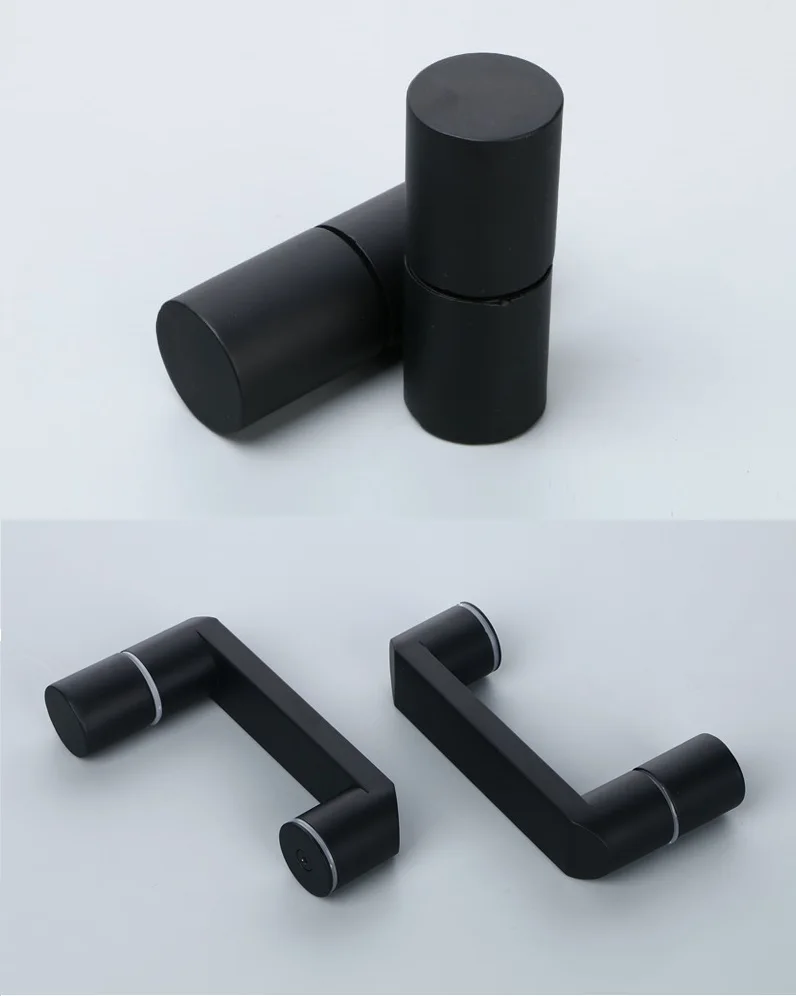 

Matte Black Shower Box Glass Door Pull Knob