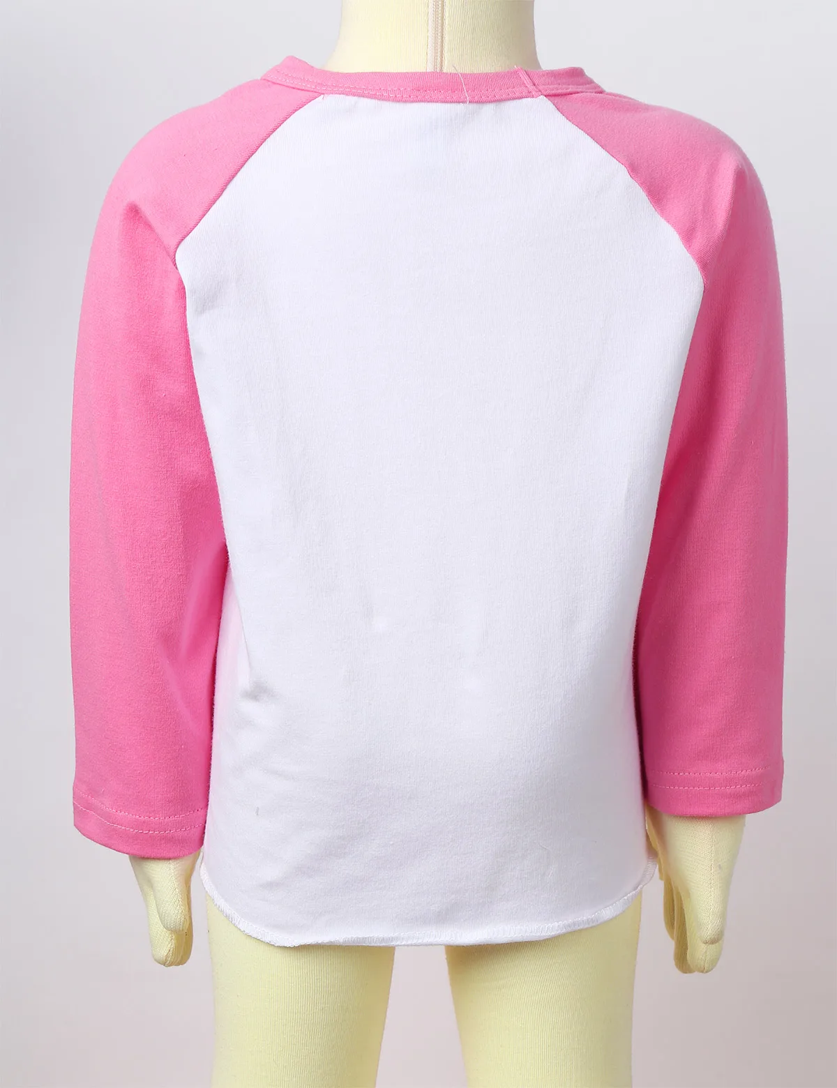 Модная свободная футболка на день рождения для маленьких девочек розовая мягкая