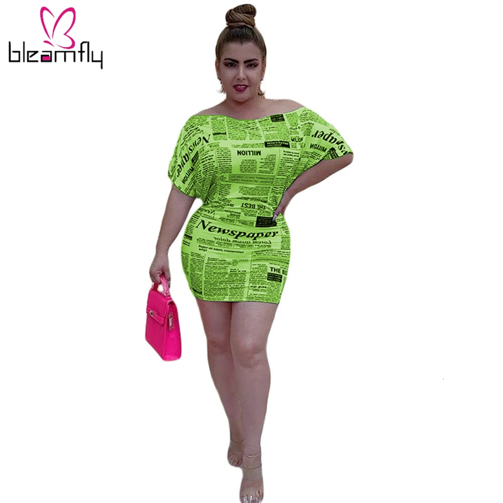 2019 женское летнее винтажное платье миди с буквенным принтом открытыми плечами