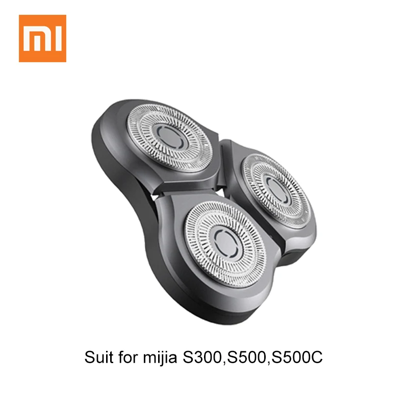 

Оригинальные лезвия для электробритвы Xiaomi Mijia S500 S300, бритва, водонепроницаемая, Двухслойное лезвие, стальные лезвия