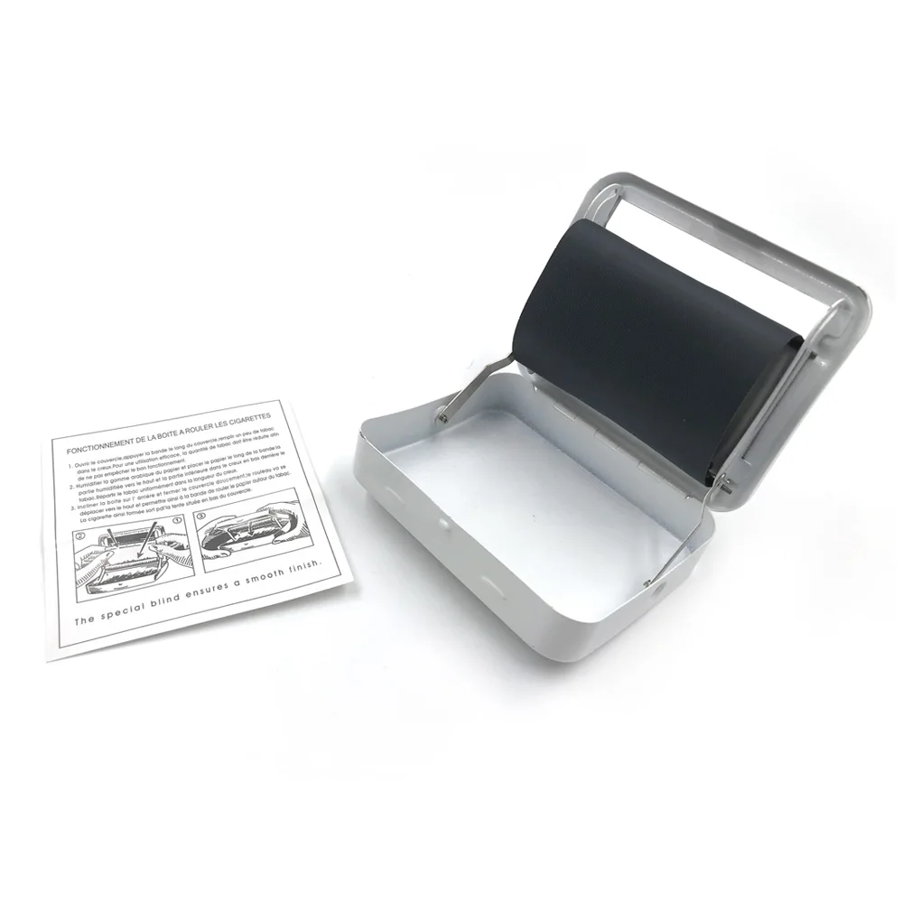 

Metal Rolling Machine Tobacco Roller Cigarette Case 70mm Manual Tobacco Roller Cigarette Rolling Machine For Smoking